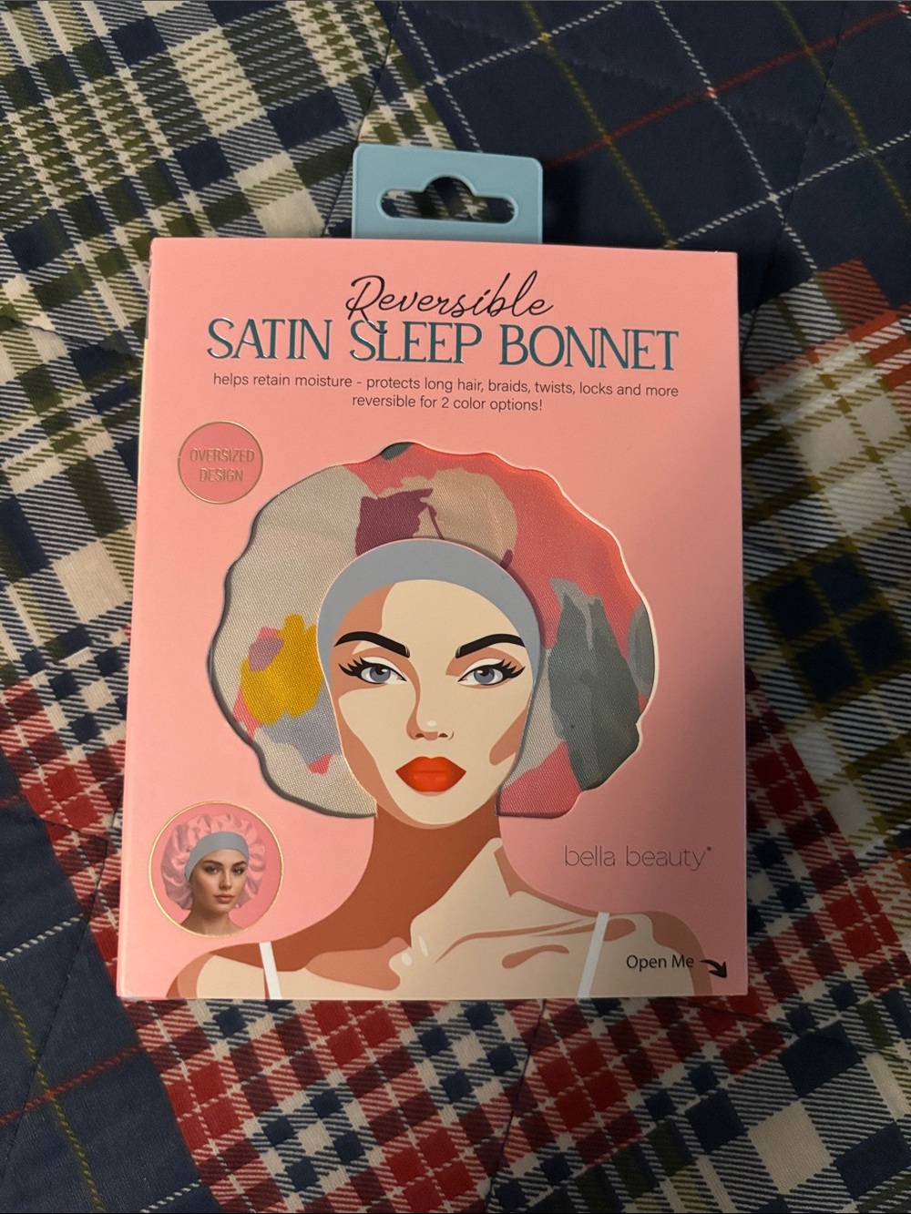 Bella Beauty Reversible Satin Sleep Bonnet - Multicolor
